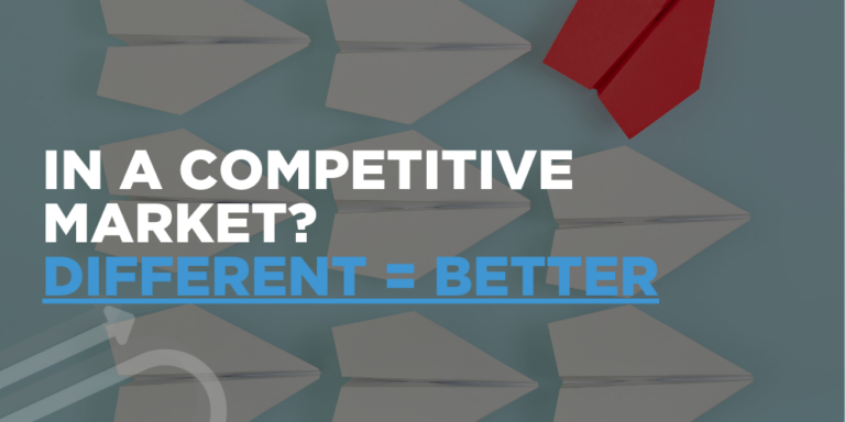 In A Competitive Market? Different = Better